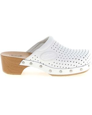 Balenciaga Clog X Scholl Sabots - White