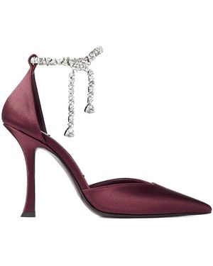 Jimmy Choo Stevie 100 Sat - Purple
