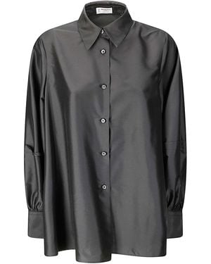 Alberto Biani Soft Silk Shirt - Black