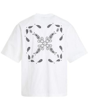 Off-White c/o Virgil Abloh Bandana Arrow Skate T-Shirt - White