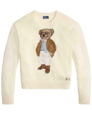 Polo Ralph Lauren Polo Bear Jumper - White