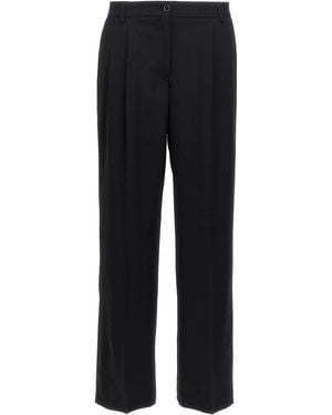 Dolce & Gabbana Elegant Flare Trousers - Black