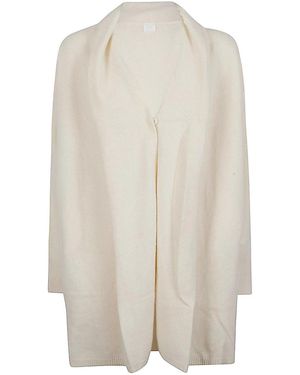 C.t. Plage V-Neck Wool Cardigan - White