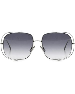Loewe Square Perforated Sunglasses - Blue