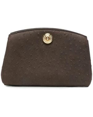Liffner Pushlock Clutch - Brown
