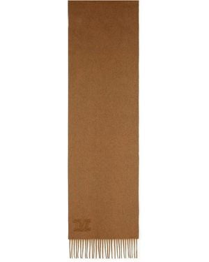 スカーフ Max Mara Fiesole Stole In Brown Cotton And Silk Max Mara Fiesole Stole In Brown Cotton And Silk Scarf | THE LIST
