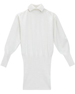 Genny Cashmere Dress - White