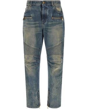 Balmain Vaqueros Rectos - Azul