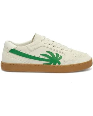 Palm Angels New Palm 1 Suede Trainers - Green