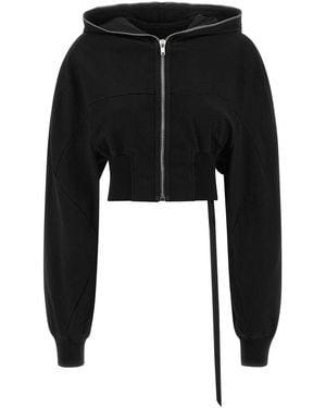 Rick Owens Collage Gimp Hoodie Sweatshirt - Black