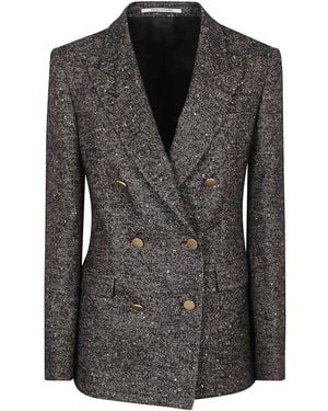 Tagliatore Wool Blend Jacket - Black