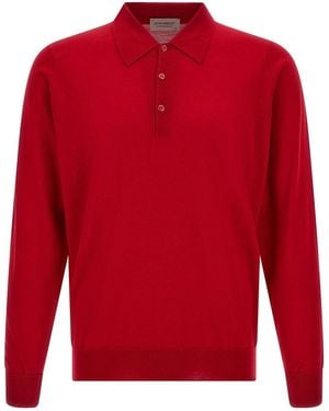 John Smedley Polo - Rouge