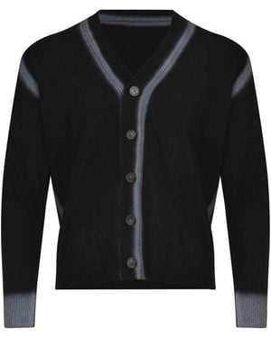 ATOMOFACTORY Cardigan Made From A Wool Blend - Black