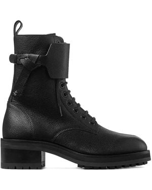 Jimmy Choo Rosabel 55 Biker Boots - Black