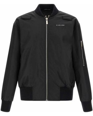 44 Label Group Outer Bomber Jacket - Black
