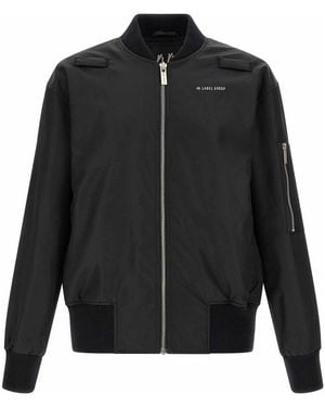 44 Label Group Outer Bomber Jacket - Black