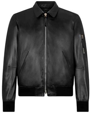 Tom Ford Leather Jacket - Black