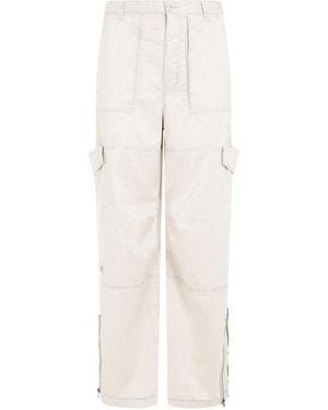 Acne Studios Polyester Trousers - White