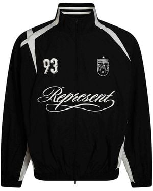 Represent Woven Track Star Jacket - Black