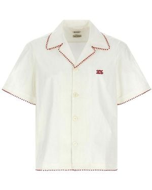 Bode 'Redbud' Shirt - White