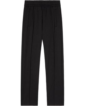 Palm Angels Back Curved Logo Track Trousers - Black