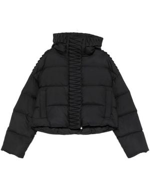RAXXY Hooded Puff Coat - Black
