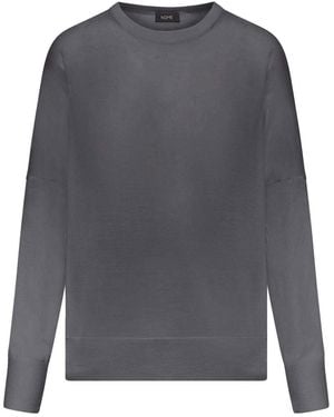 Nome Crew Neck Wool Sweater - Gray