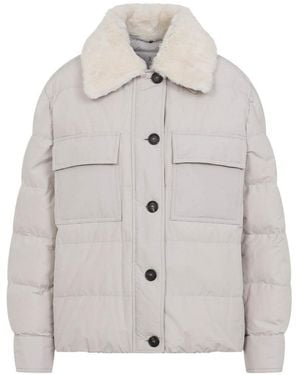 Brunello Cucinelli Coats - Grey