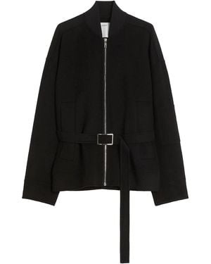 Sportmax Agora Oversized Bomber Jacket - Black