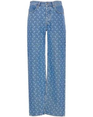 Marine Serre Jeans - Blue