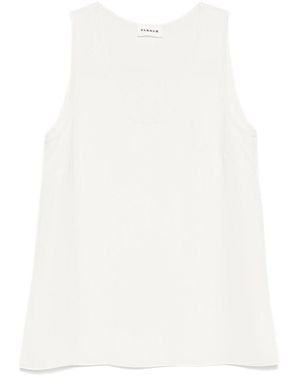 P.A.R.O.S.H. Sleeveless Blouse - White