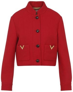 Valentino Light Jackets - Red