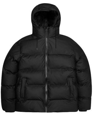 Rains Alta Puffer Jacket - Black