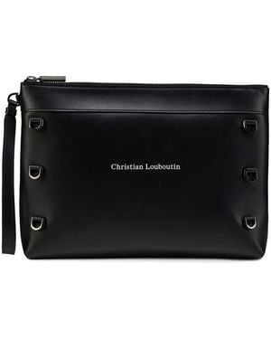 Christian Louboutin Kosmica Smooth Calfskin Clutch - Black