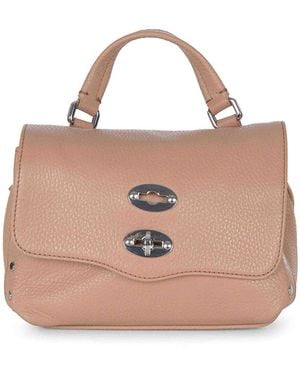 Zanellato Bag Made Of Hammered Leather - Pink