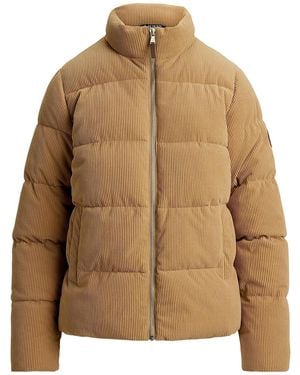Ralph Lauren Coat With Logo - Brown