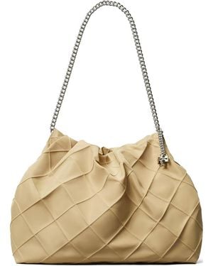Tory Burch Shoulder Bag With Chain - Natural