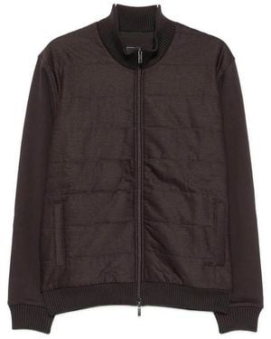 Fay Giubbino Zip Ricamo Item - Brown