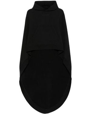 Balenciaga Oversized Cotton Sweatshirt - Black