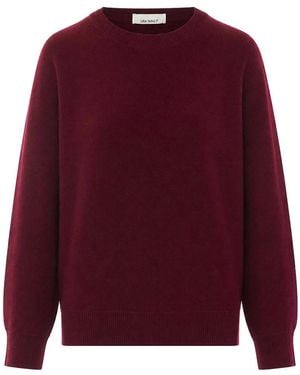 Lisa Yang Deep Plum Haily Sweater - Red