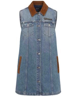 Versace Short Dresses - Blue