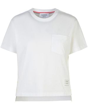 Thom Browne Cotton T-Shirt - White