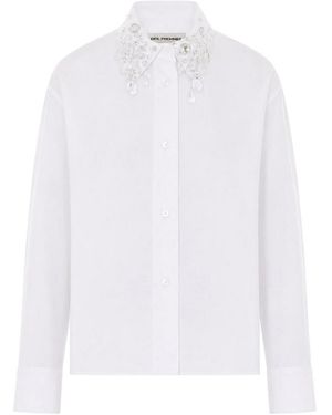 Des Phemmes Camicia Classica - Bianco