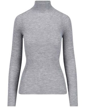 Sa Su Phi Cashmere And Silk Sweater - Gray