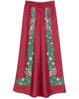 La DoubleJ Trousers Palazzo - Red