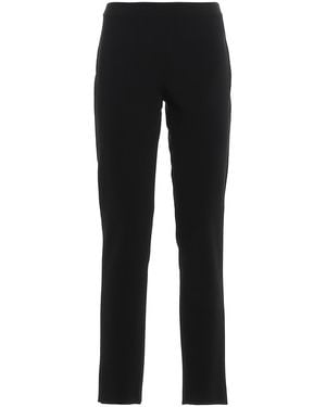 Moschino Soft Cady High Waisted Trousers - Black