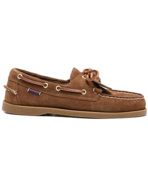 Sebago Suede Portland Artisan Loafers - Brown