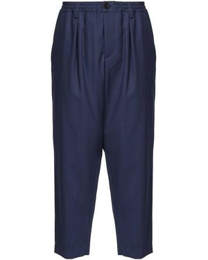 Marni Wool Trousers - Blue