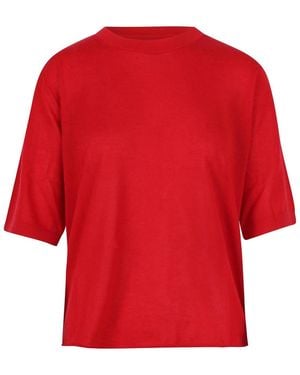 Loulou de Saison Cashmere T-Shirt - Red