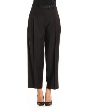 Stella Jean Wool Trousers - Black